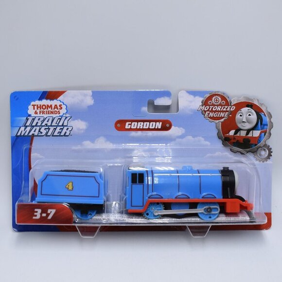 Gordon 4 w/ Tender Motorized Trackmaster Revolution Train Tank Engine Mattel New - Picture 1 of 10
